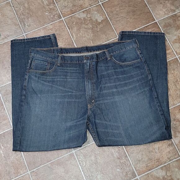 Levi's 550 Relaxed Fit Tapered Leg Medium Wash WashLess Denim Men's Size 46 x 32 - Picture 3 of 6